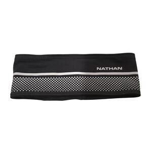 Women's Nathan Black Fleece Lined Reflective Headband Ear Warmer | One Size